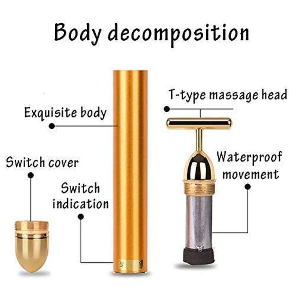 24K Gold Facial Massager