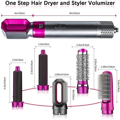 Hair Styling Tool and Hair Dryer 5 IN 1 with Comb
