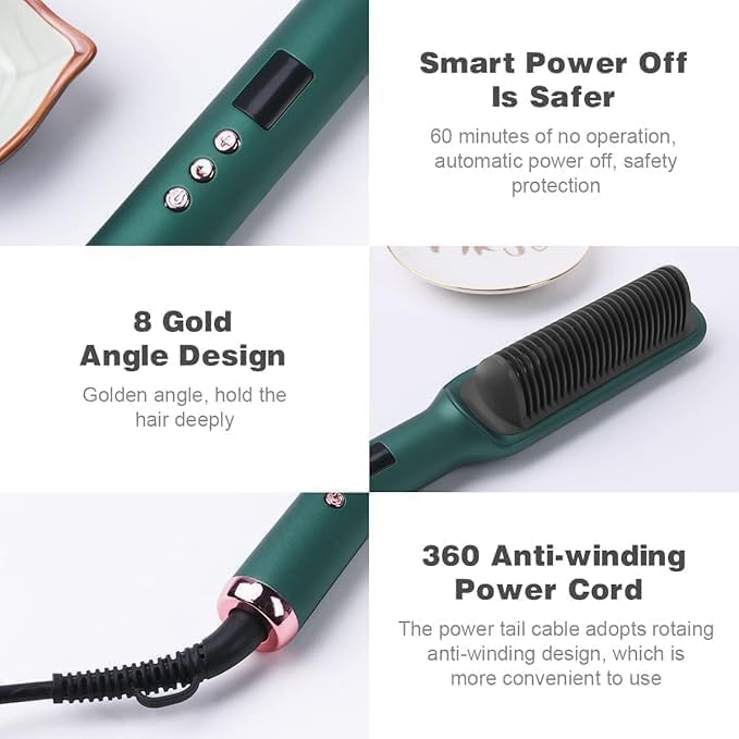 Electric Hair Straightener Brush