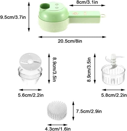 4 in 1 Electric Vegetable Cutter