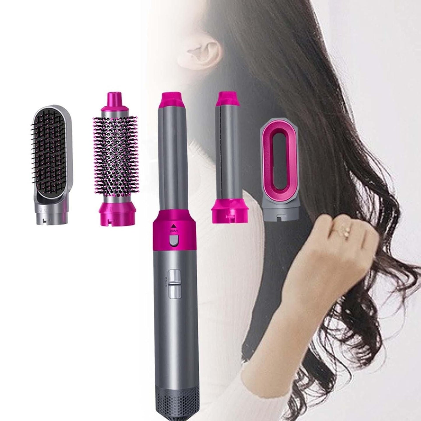 Hair Styling Tool and Hair Dryer 5 IN 1 with Comb