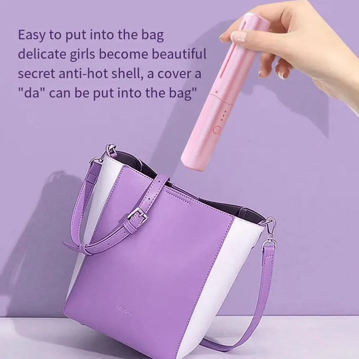 Mini Cordless  Hair Straightener Comb