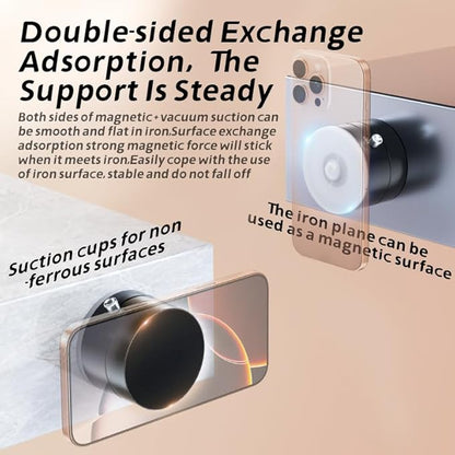 Vacuum Magnetic Suction Phone Holder