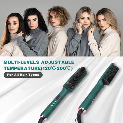 Electric Hair Straightener Brush