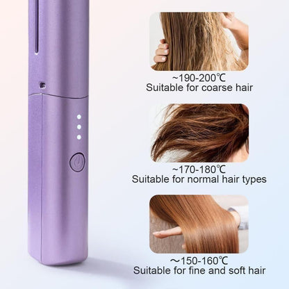 Mini Cordless  Hair Straightener Comb