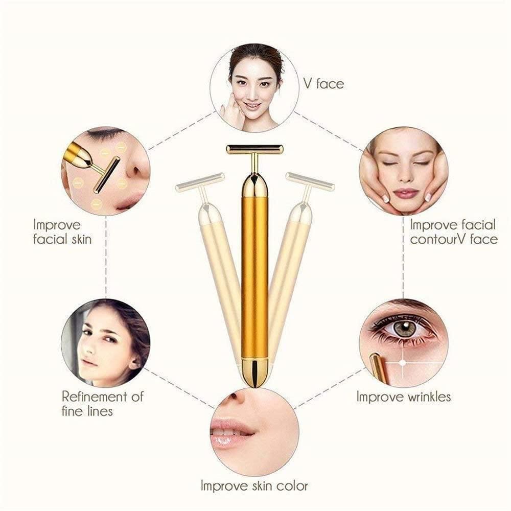 24K Gold Facial Massager
