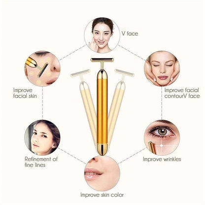 24K Gold Facial Massager
