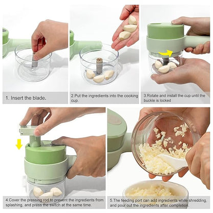 4 in 1 Electric Vegetable Cutter